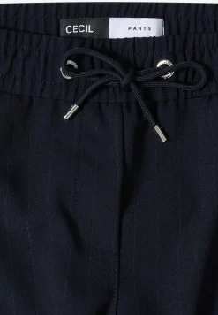High Waist straight legs broek in Loose Fit