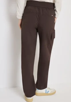 High Waist straight legs broek in Loose Fit