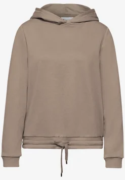 Hoodie in effen kleur