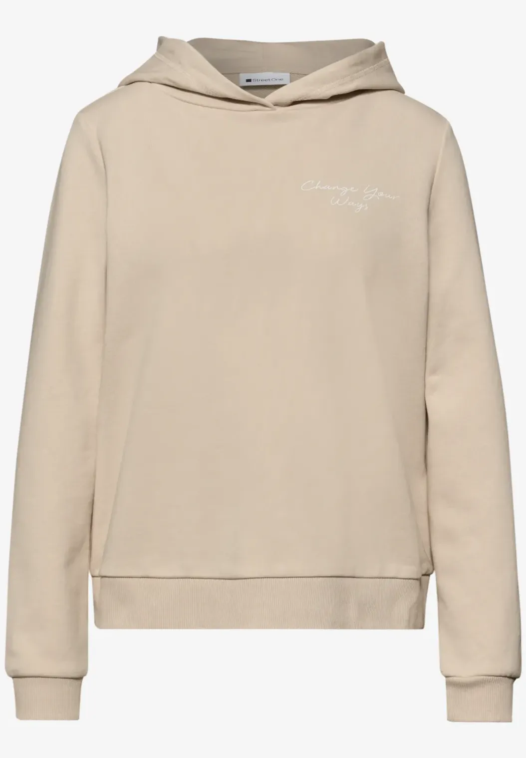 Hoodie met achteropdruk