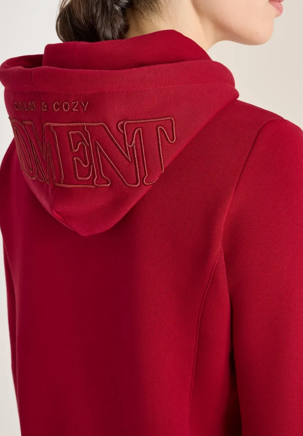 Hoodie met borduursel