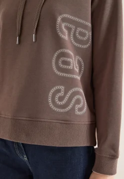 Hoodie met rugprint