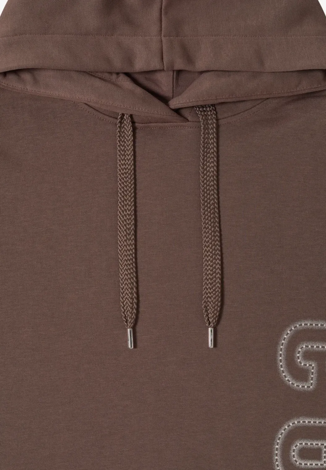 Hoodie met rugprint