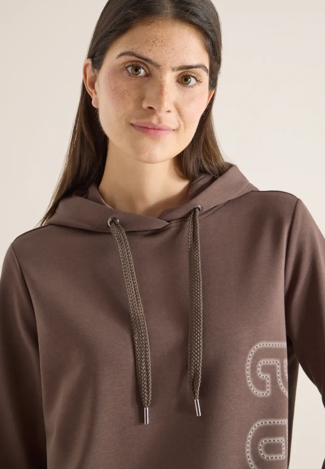 Hoodie met rugprint