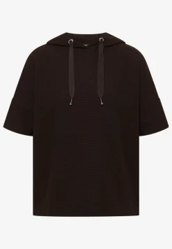 Hoodie shirt in effen kleur