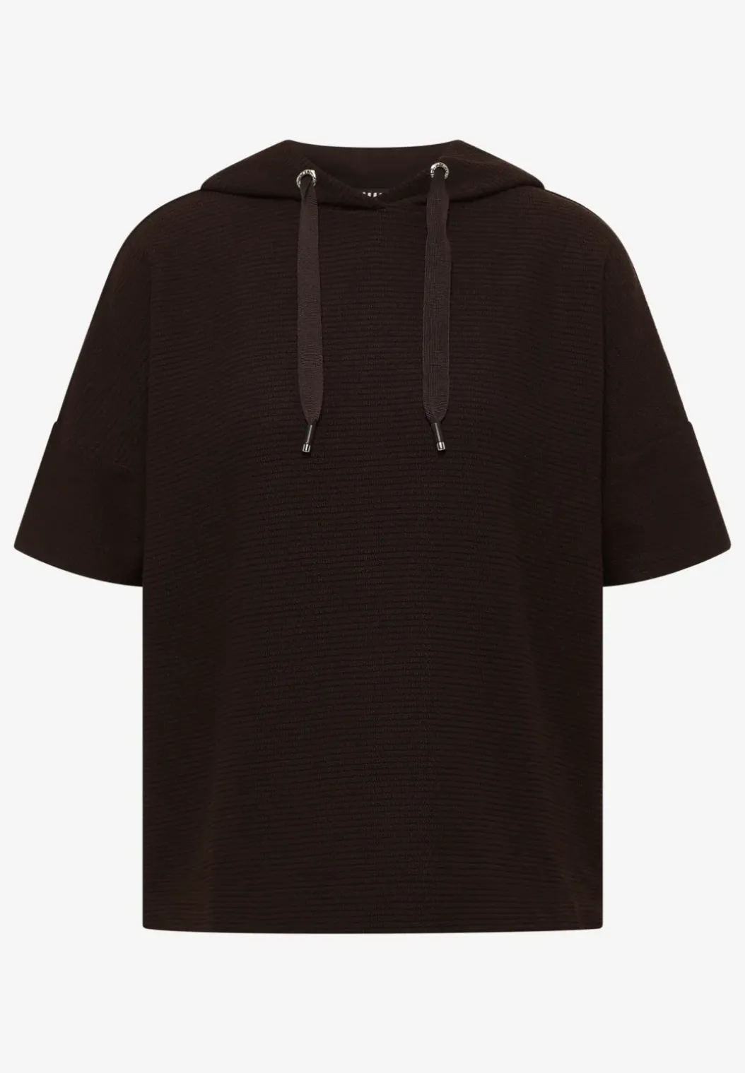 Hoodie shirt in effen kleur