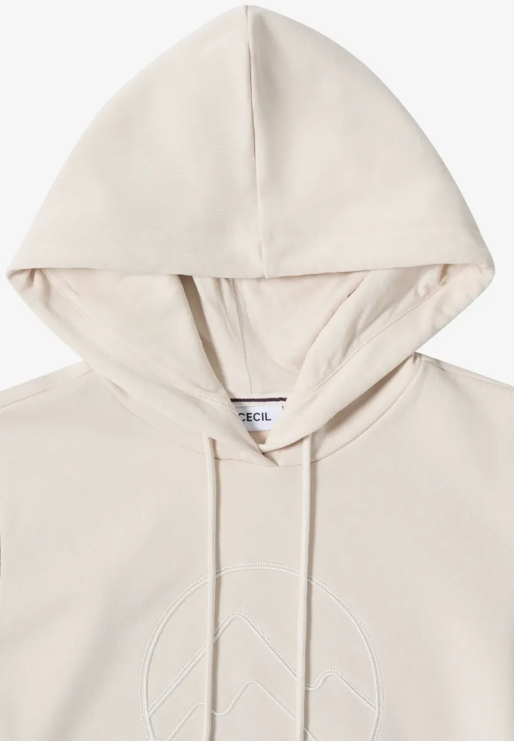 Hoodie met borduursel