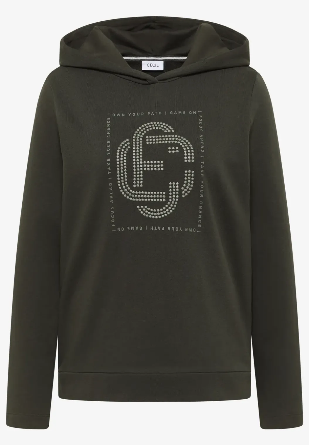 Hoodie met edelstenen