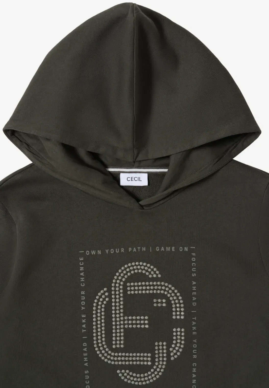 Hoodie met edelstenen