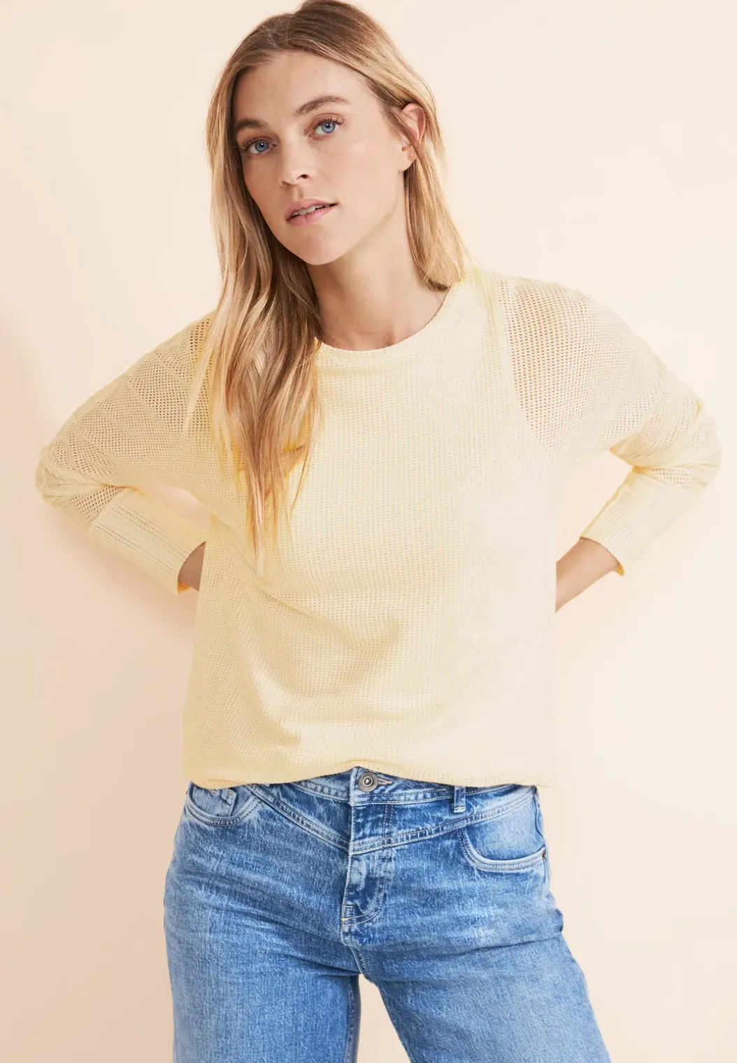 2-in-1 shirt met lange mouwen
