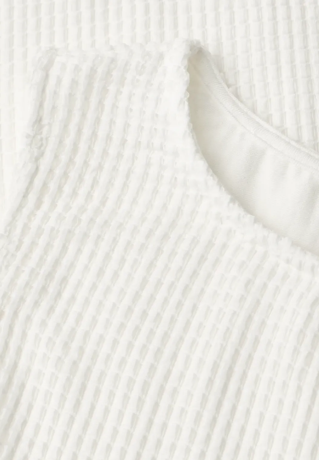 2-in-1 top van mesh met boothals