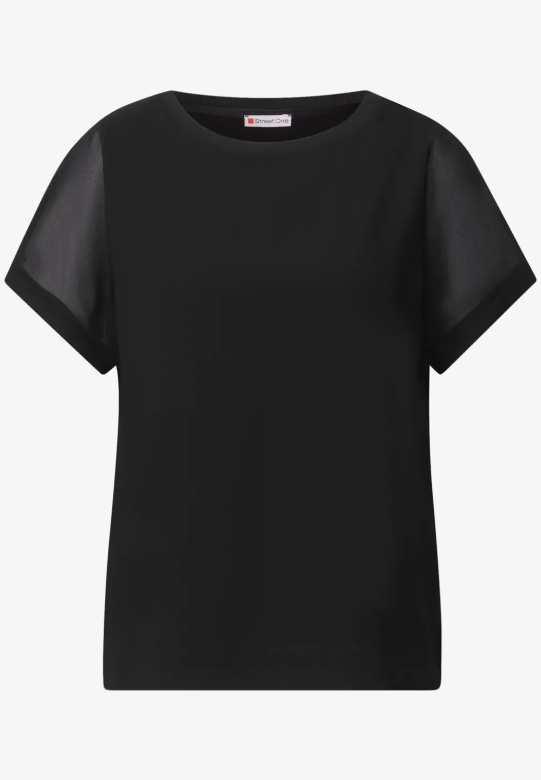 2-in-1 chiffon shirt