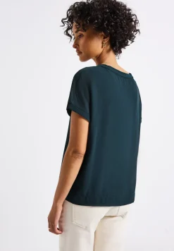 2-in-1 chiffon shirt