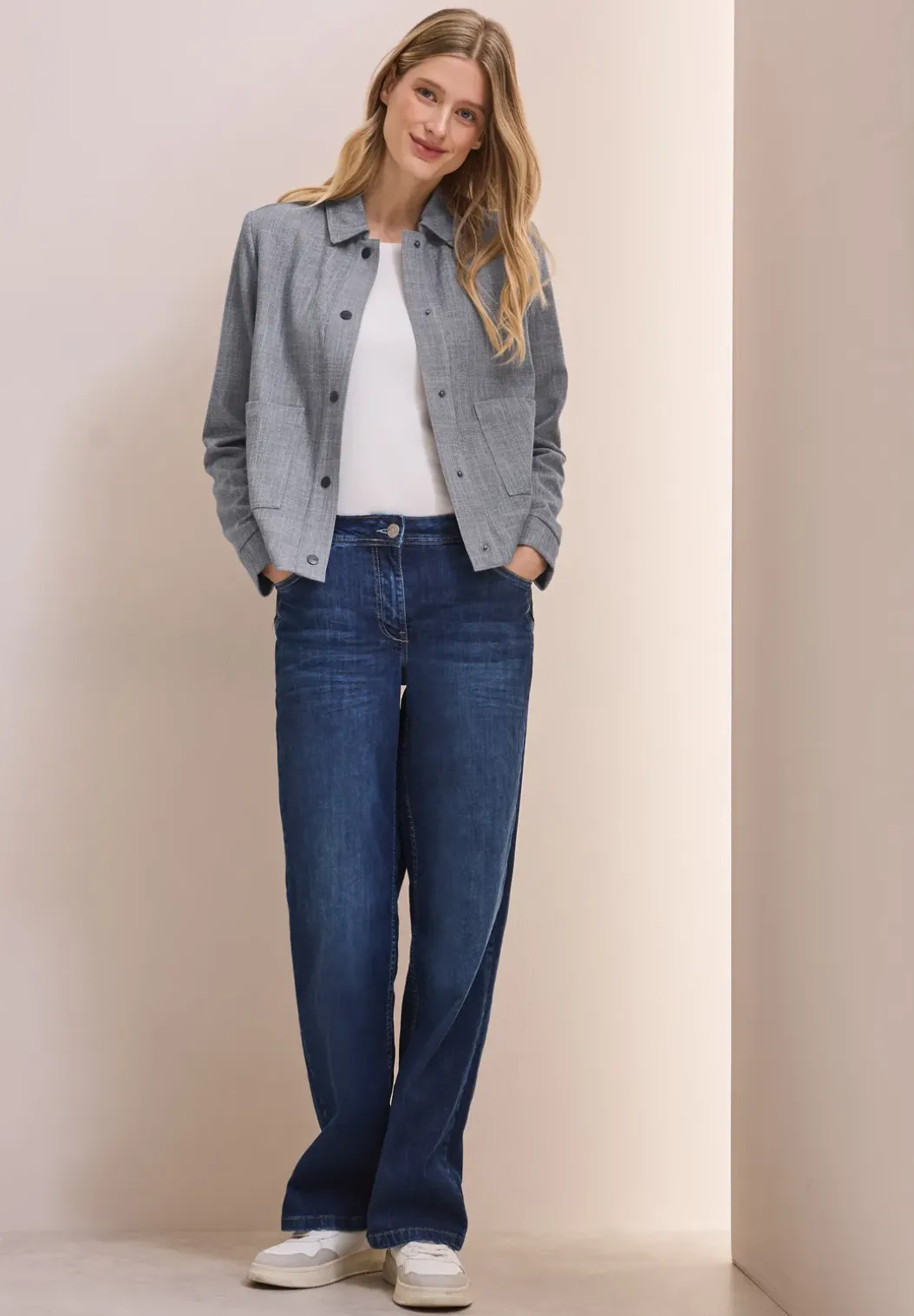 Jacquard blouson