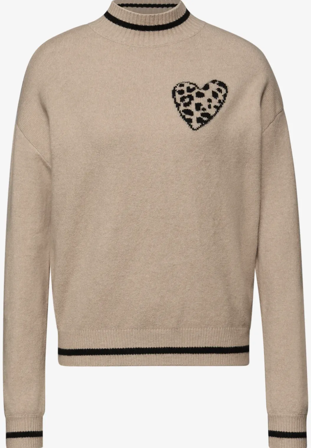 Jacquard trui met hart