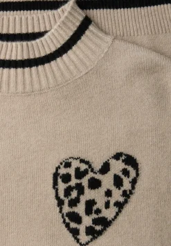 Jacquard trui met hart