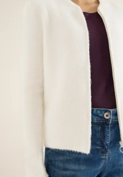 Jacquard vest met rits