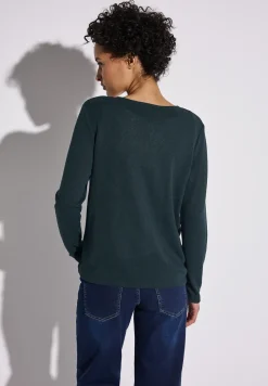 Jas met gebreide look