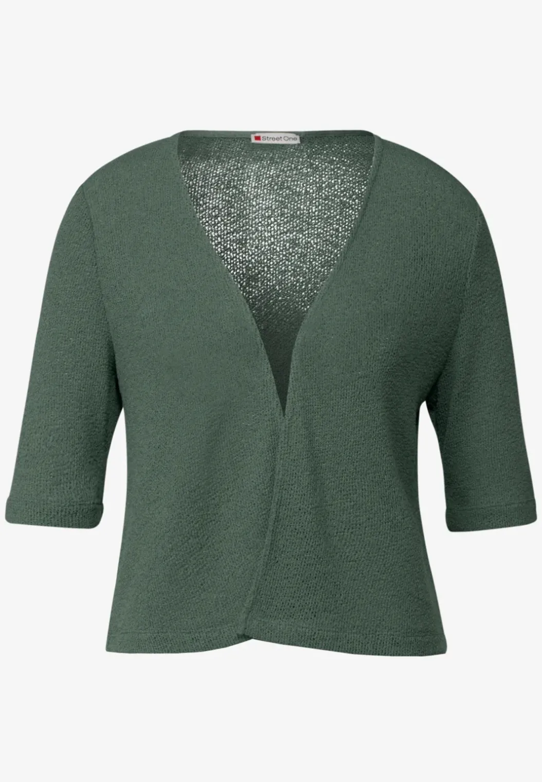 Jas met gebreide look