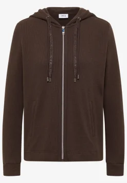 Jas met lange mouwen, capuchon en zakken