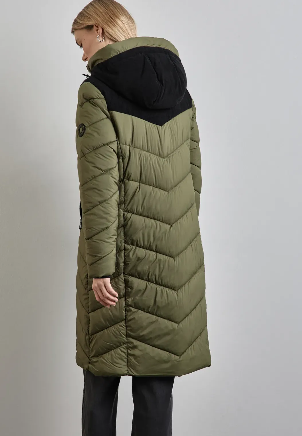 Jas met structuurmix