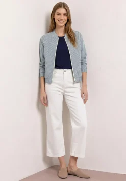 Jeans blouson met ritssluiting