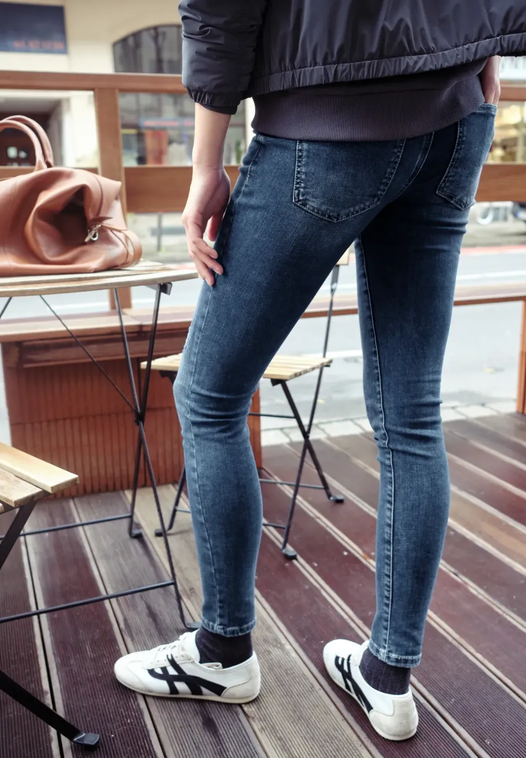 Jeans met destroyed details