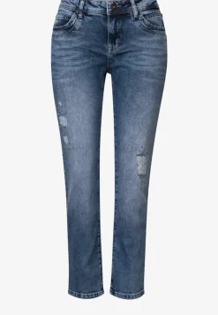Jeans met destroyed details