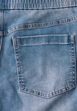 Jeans met elastische tailleband