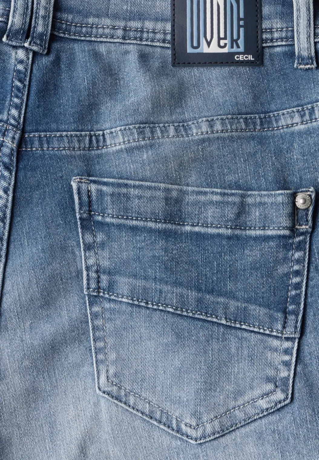 Jeans met flared pijpen