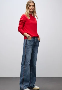 Jeans met gallonstrepen