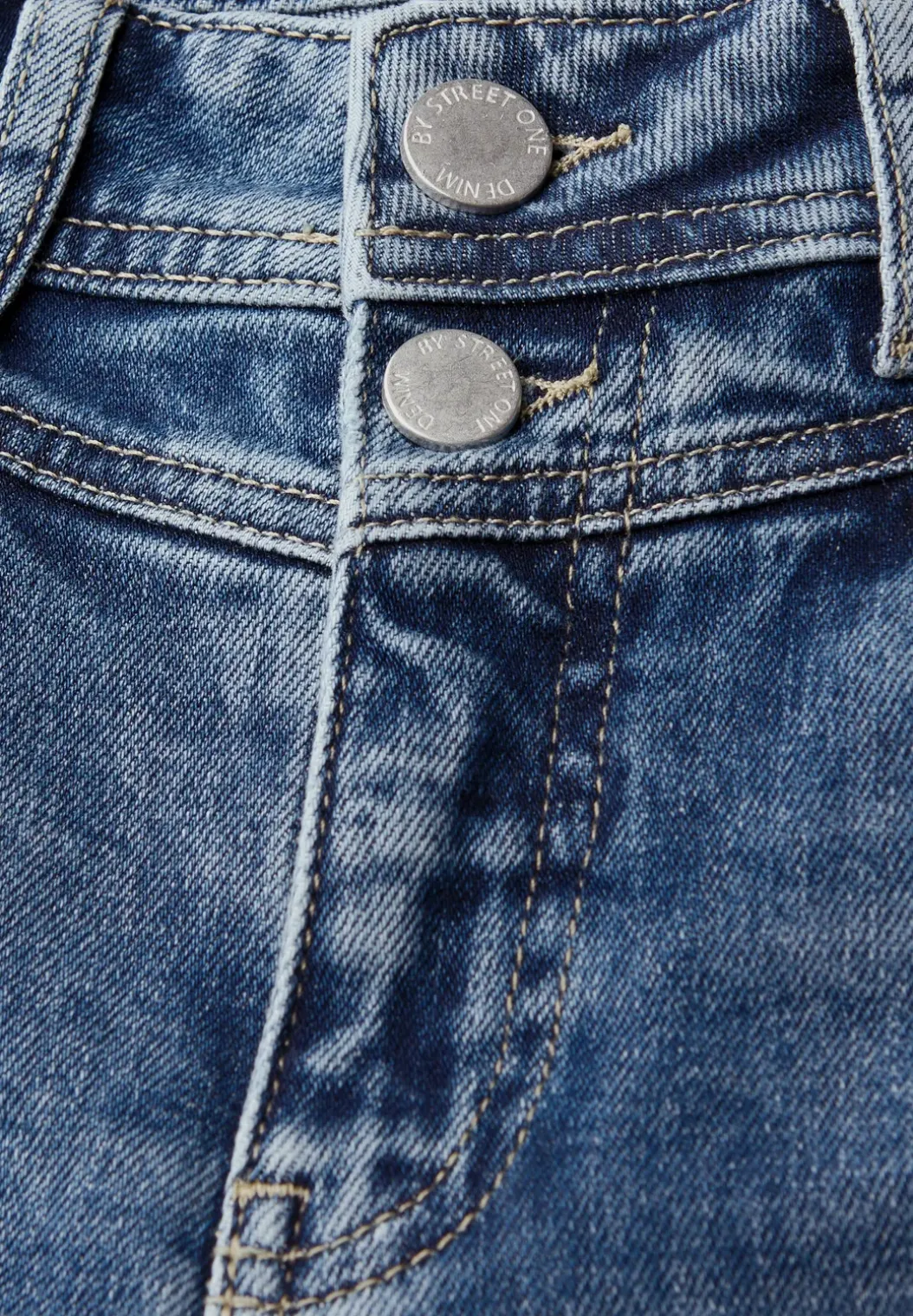 Jeans met gallonstrepen
