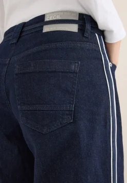 Jeans met gallonstrepen