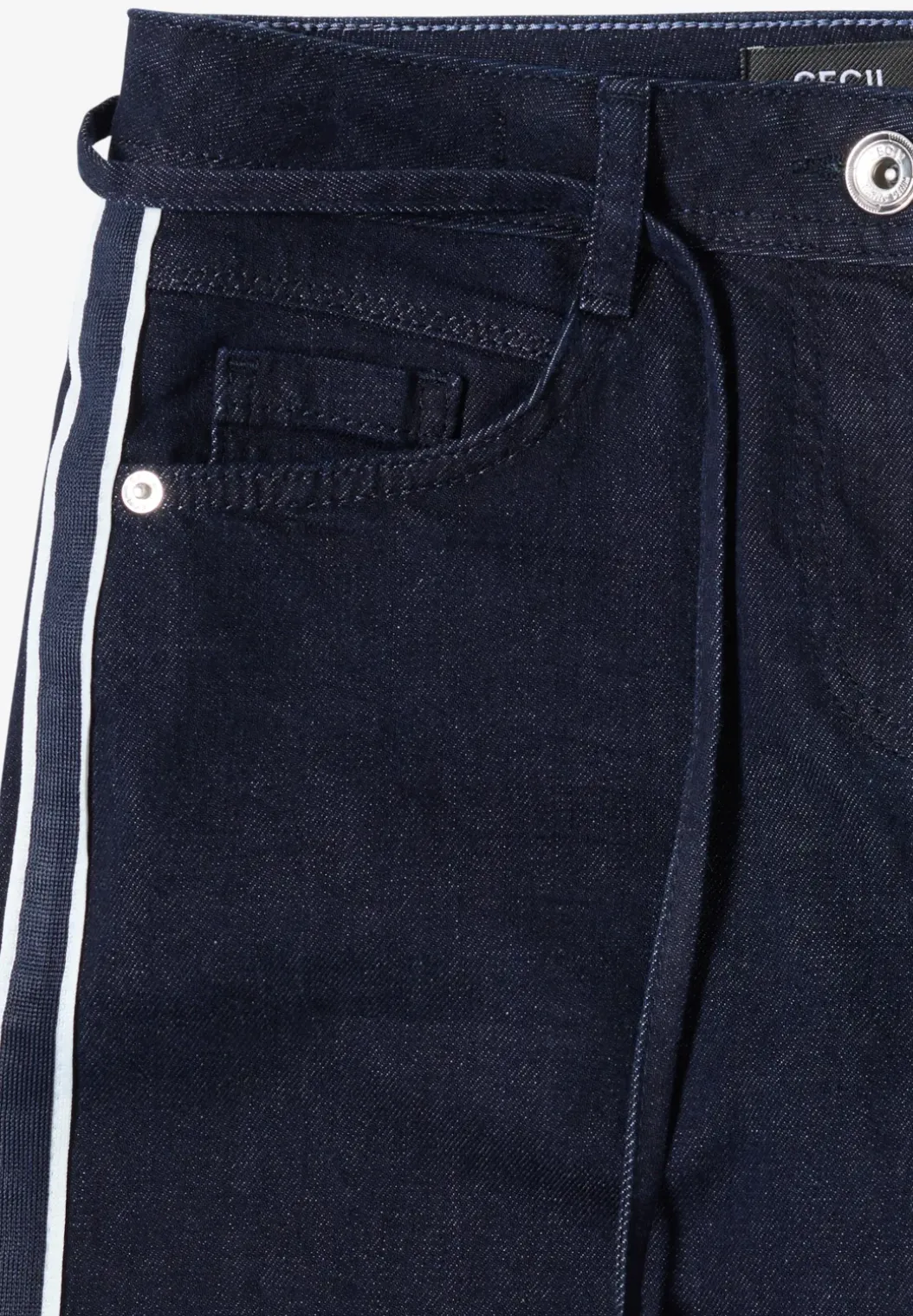 Jeans met gallonstrepen