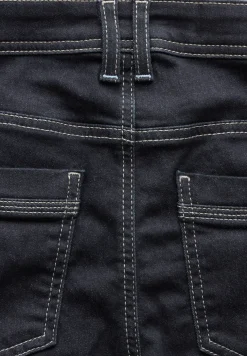 Jeans met gespoelde wassing
