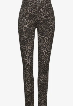 Jeans met leoprint