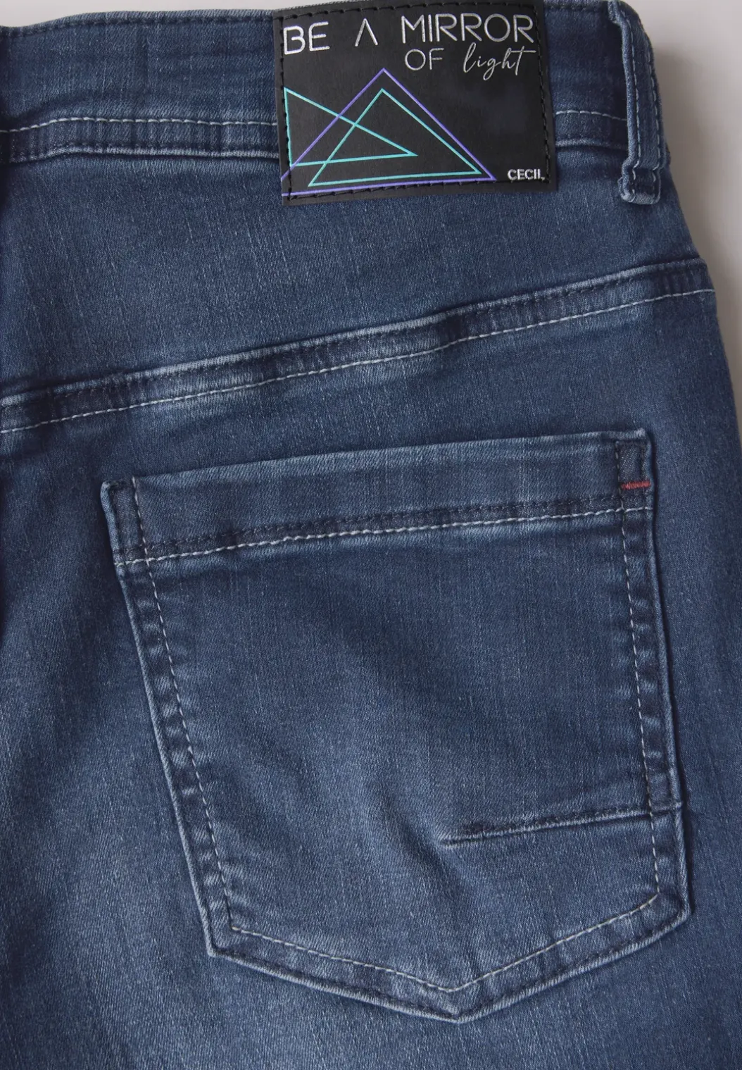 Jeans met rechte pijpen