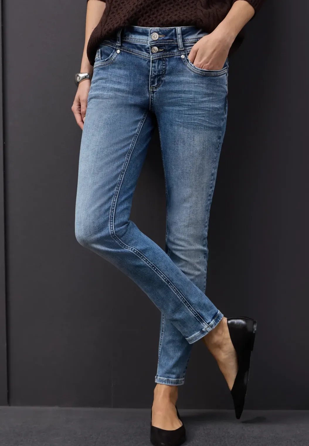 Jeans met smalle pijpen