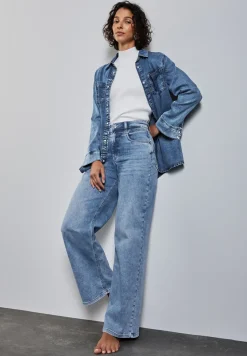 Jeans met wijde pijpen