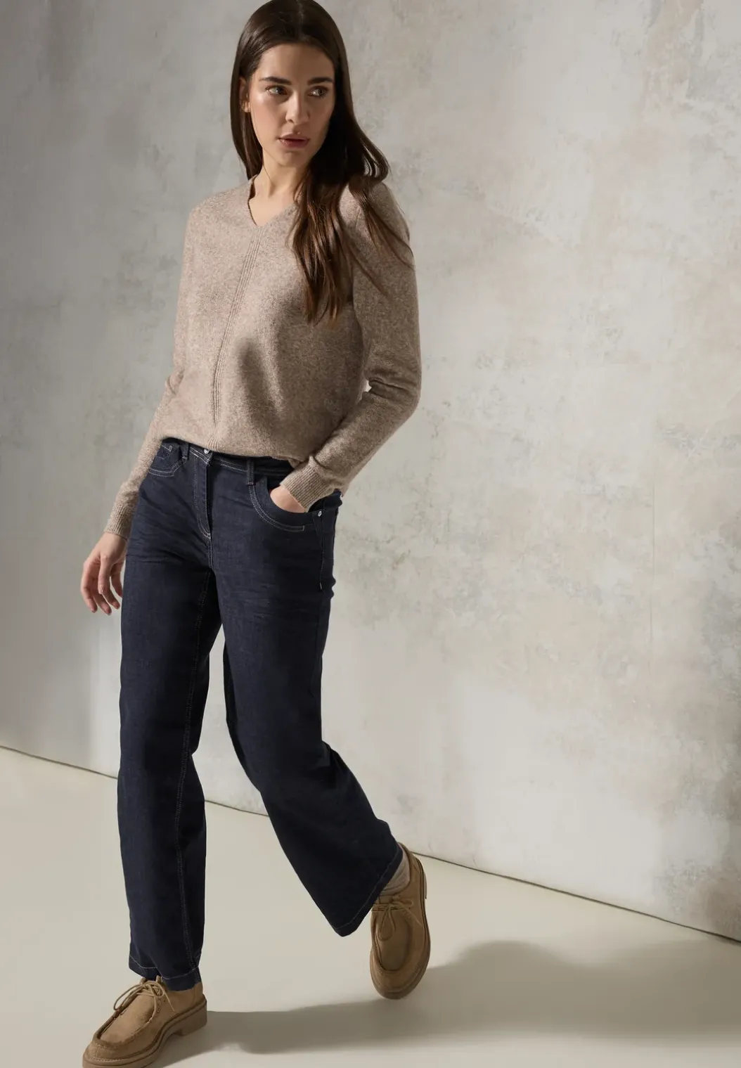 Jeans met wijde pijpen
