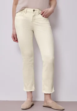 Jeans met zoom met franjes