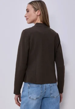 Jersey blazer met textuur