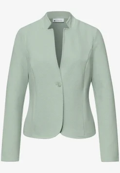 Jersey blazer met textuur