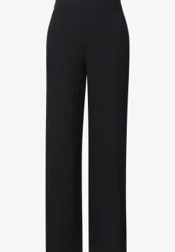 Jersey broek met split