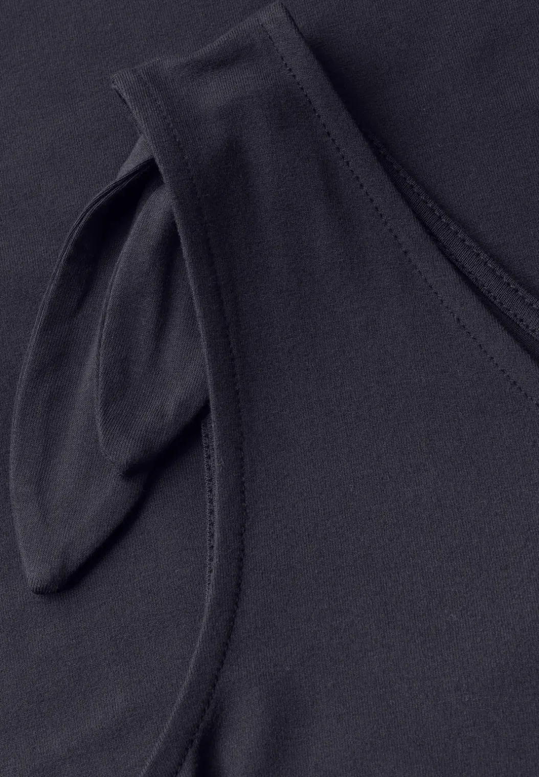 Jersey jurk met knopen