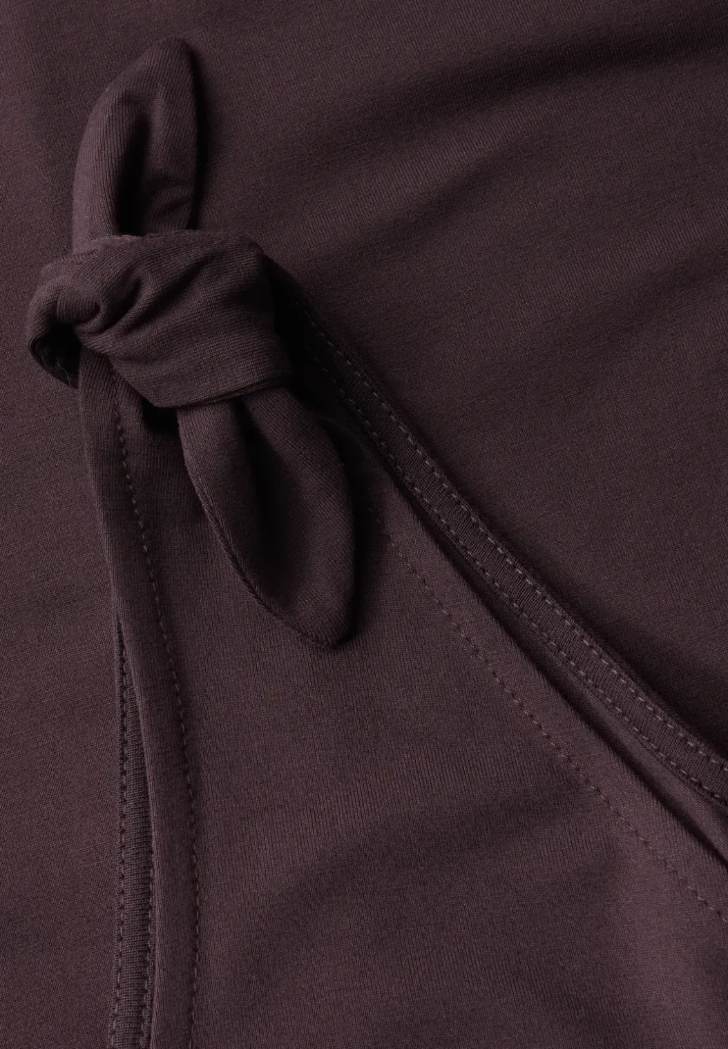 Jersey jurk met knopen