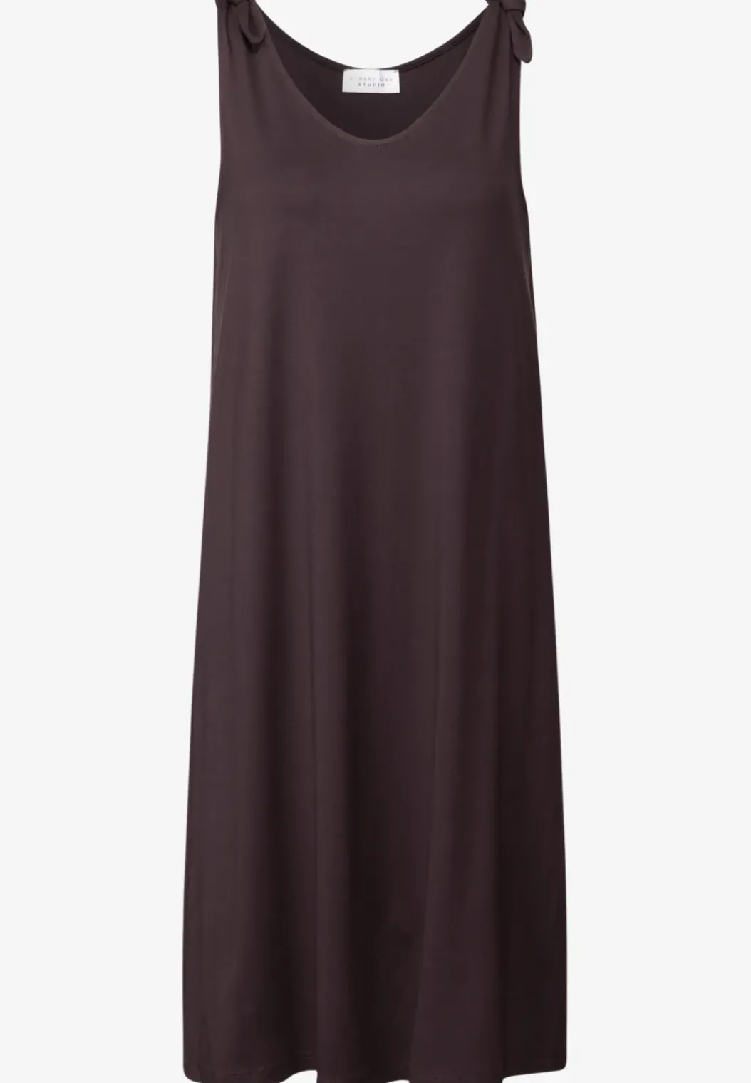 Jersey jurk met knopen