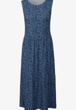 Jersey jurk met minimale print