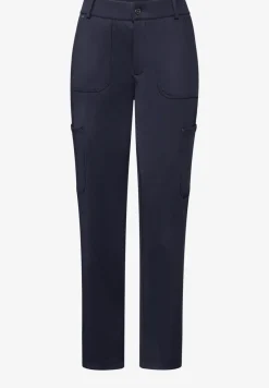 Jersey keperstof cargo broek