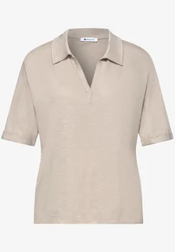 Jersey poloshirt met korte mouwen